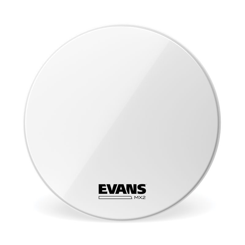 Evans BD18MX2W 18'' Bastrumskinn March Bass White