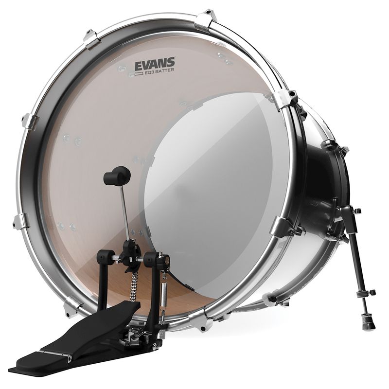 Evans BD18GB3 18'' Bastrumskinn EQ3 Batter Clear