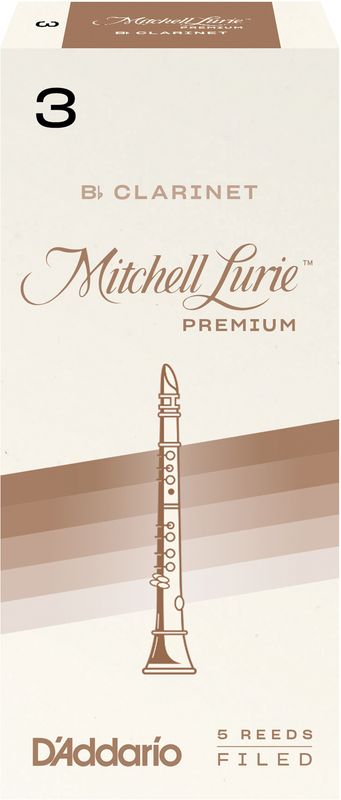 D'Addario RMLP5BCL300 Rörblad M.Lurie Premium Bb-Klarinett 5-p. 3