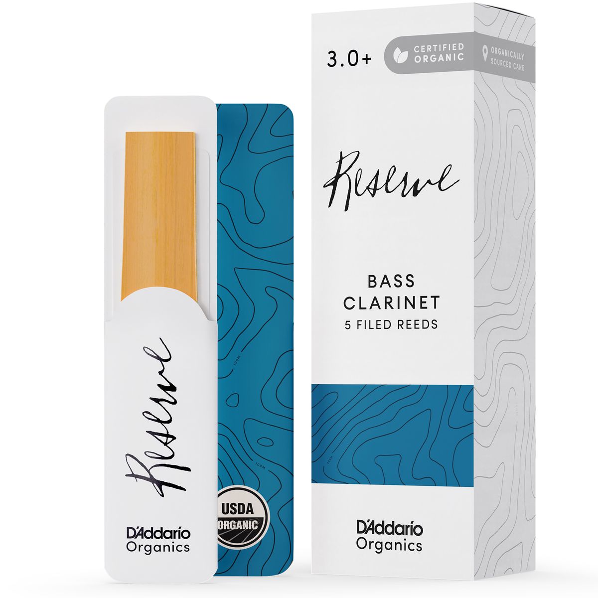 D'Addario ODER05305 Org. Reserve Bas-klarinett 5-p 3.0+