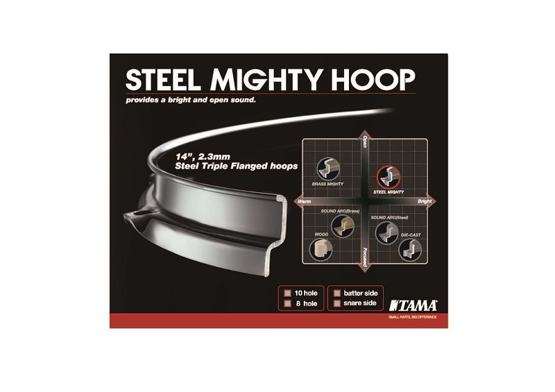 Tama MFM14S-10BN Steel Mighty Hoop