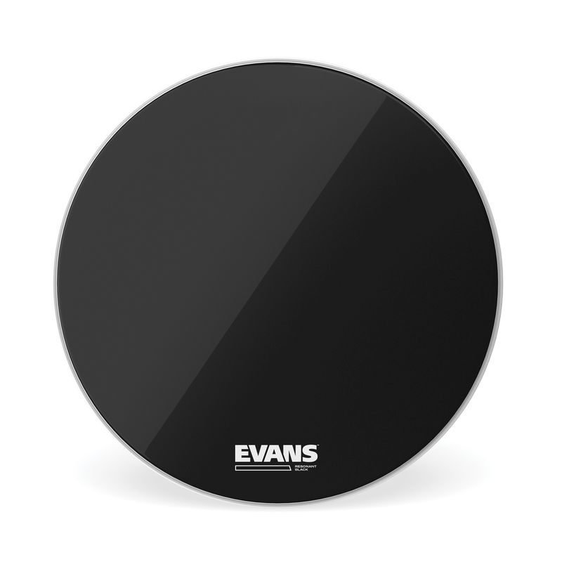 Evans BD22RBG 22'' Bastrumskinn Resonant Black