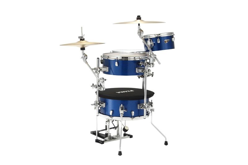 Tama CJB46-ISP Coctail-JAM Shell Kit med pedal och bag, Indigo Sparkle
