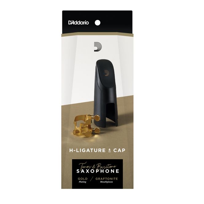 Hovedbilde D'Addario HBS1G H-Ligature+kapsel Baritone-sax