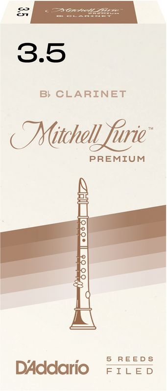 D'Addario RMLP5BCL350 Rörblad M.Lurie Premium Bb-Klarinett 5-p. 3.5