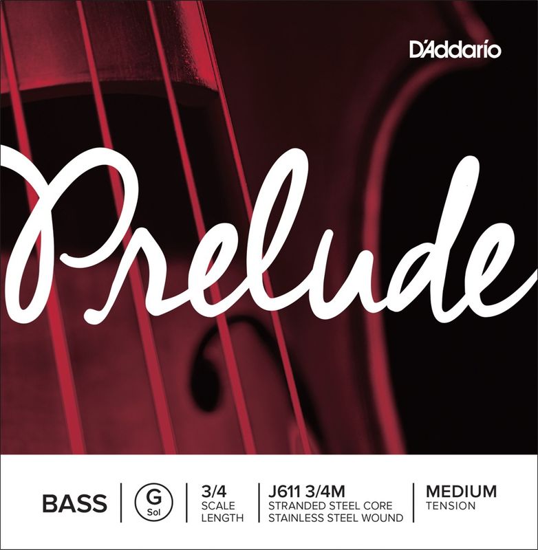 Daddario Orchestral J611 3/4M Prelude Bas G 3/4 /Medium Tension