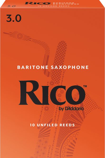 Hovedbilde D'Addario RLA1030 Rörblad Rico Baritone-sax 10-p. 3