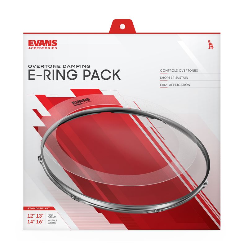 Evans ER-STANDARD E-Ring Standard pack 12