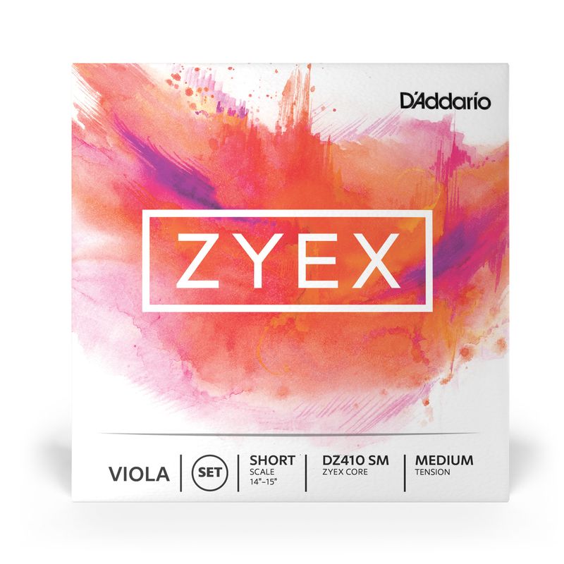 Daddario Orchestral DZ410 SM Zyex Viola Set Short/Medium Tension