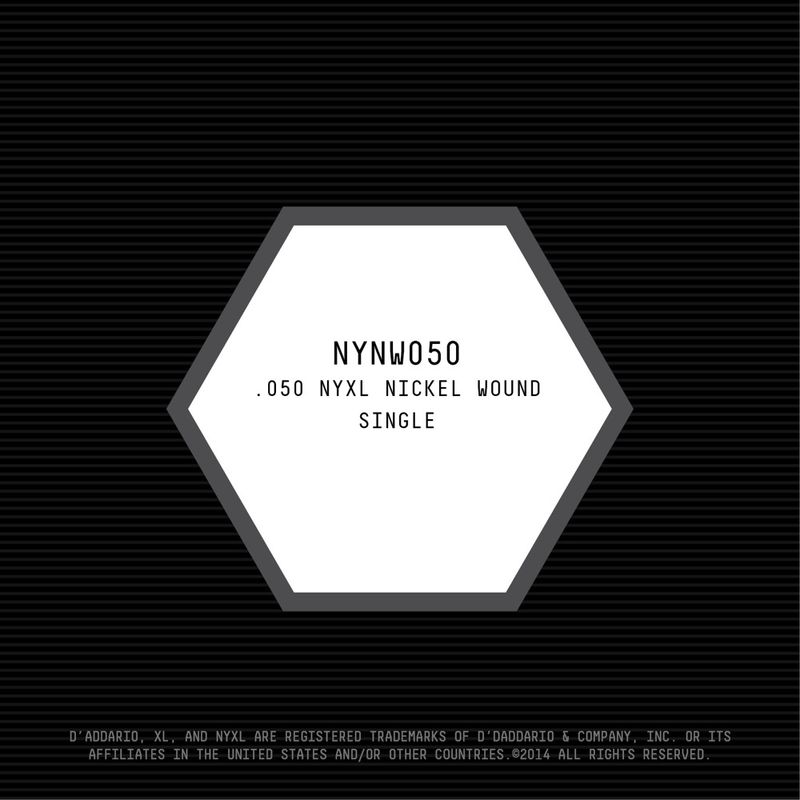 D'Addario NYNW050 Gitarsträng NYXL Nickel Wound 050