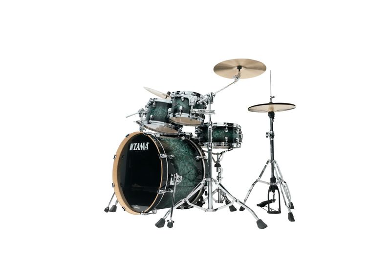 Tama MBS52RZS-MSL SC Performer M/B 5-shellkit (10,12,14,16,22),Molten Steel Blue Burst