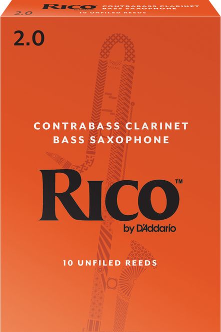 Hovedbilde D'Addario RFA1020 Rörblad Rico Kontra-klarinett / ...
