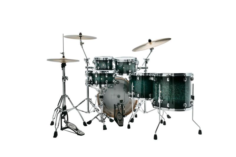 Tama MBS52RZS-MSL SC Performer M/B 5-shellkit (10,12,14,16,22),Molten Steel Blue Burst