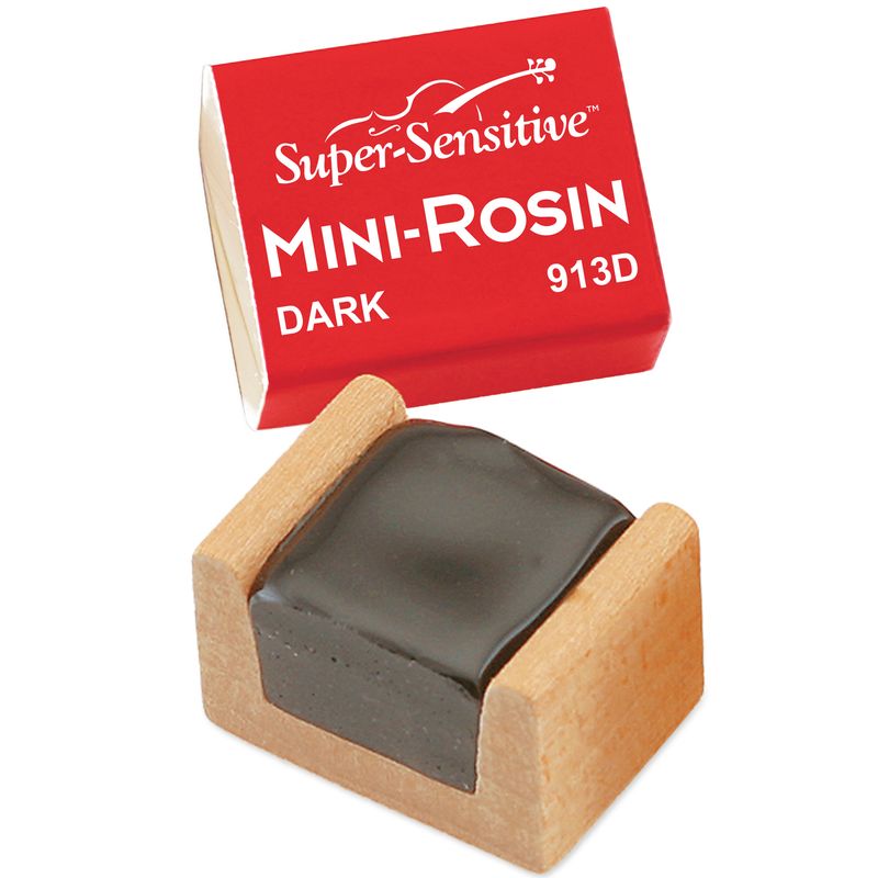Daddario Orchestral 913D-EA Harts Super Sensitive Violin Mini-Rosin, Dark