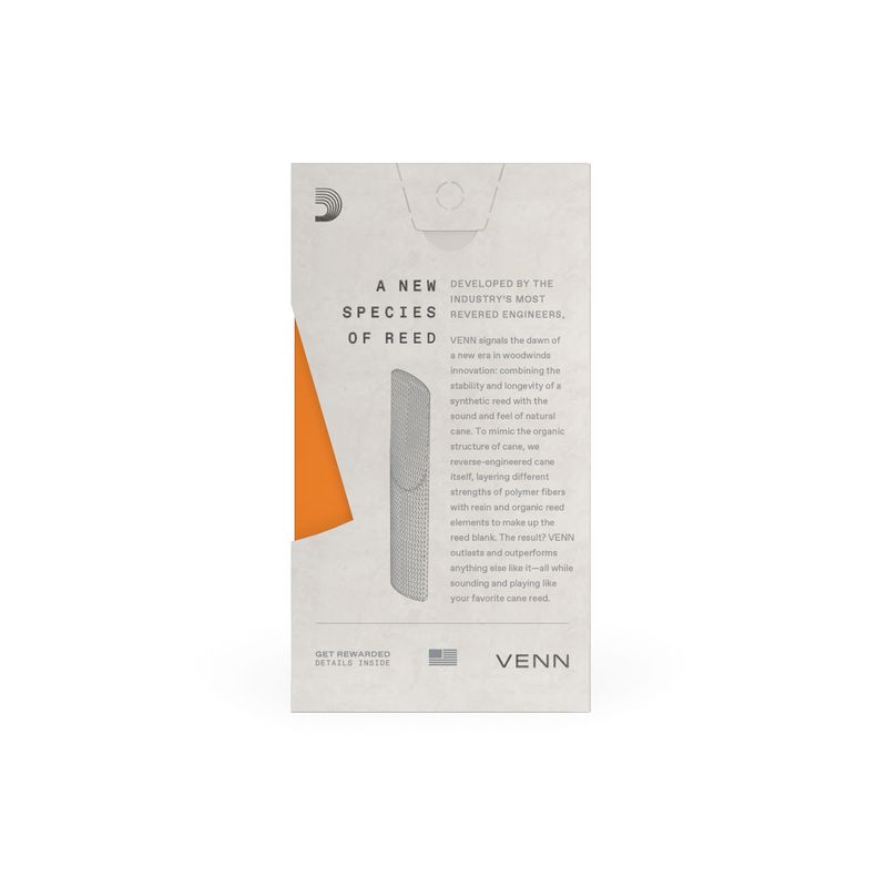 D'Addario VAS0140G2 D'Addario VENN rörblad Altsax 4.0