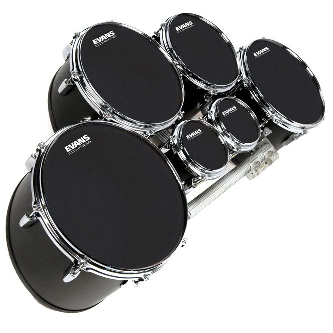 Hovedbilde Evans TT12MXB Pukskinn MX Black Marching Tenor ...