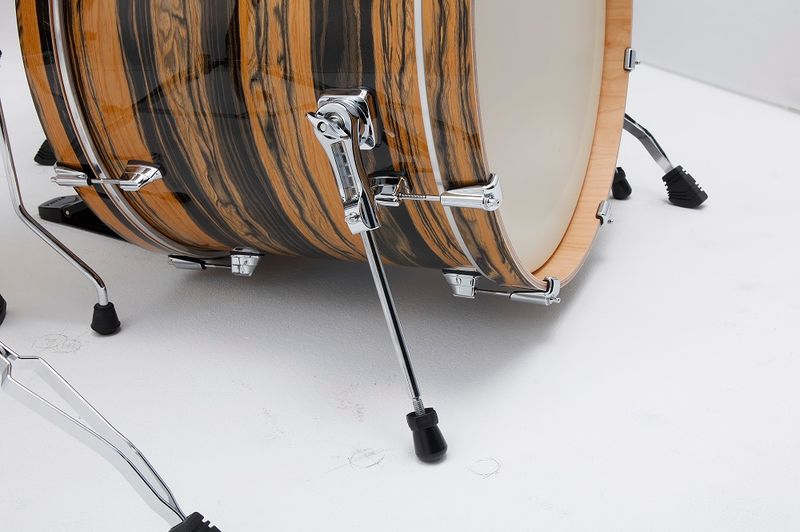 Tama CK52KRS-NET Superstar Classic MA 5-del Shell-kit, Natural Ebony Tiger Wrap