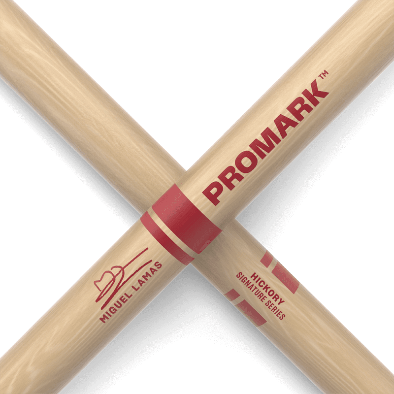 Promark TXMLW Miguel Lamas Signature, Hickory, Large Round tip
