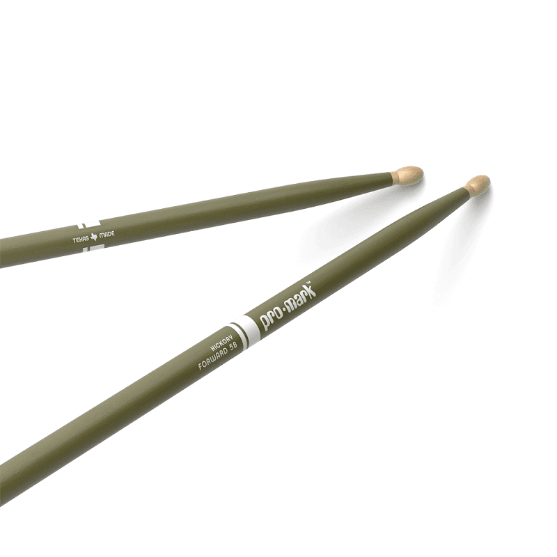 Promark TX5BW-GREEN Classic Painted Forward 5B, Oval tip - Green
