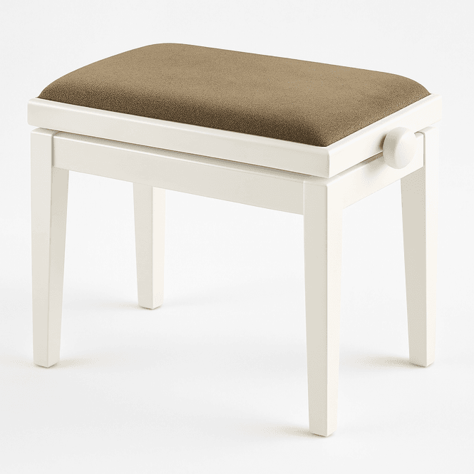 Hovedbilde Hidrau BG1 Regulerbar Pianokrakk Hvit Blank med ...