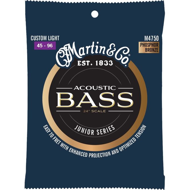 Hovedbilde Martin M4750 Short Scale Coated Acoustic Bass ...