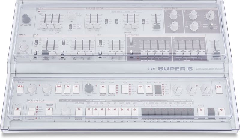 Decksaver Skyddslock till UDO Audio SUPER 6 Desktop