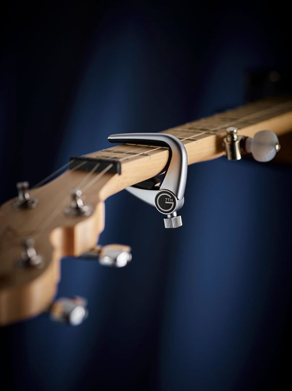 G7th Newport Capo Banjo Silver