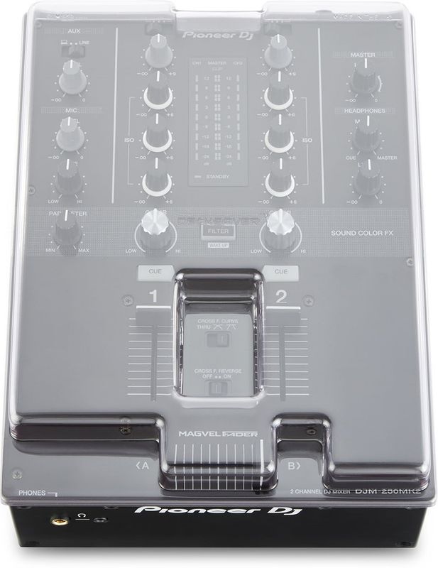 Decksaver Skyddslock till Pioneer DJM-250 MK2 & DJM-450