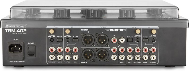 Decksaver Skyddslock till Omnitronic TRM-402