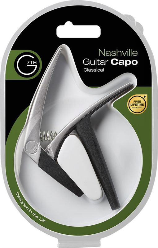G7th Nashville Capo  Classical Silver