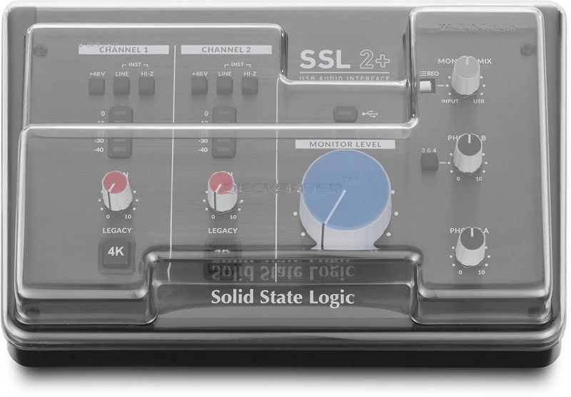 Decksaver Skyddslock till Solid State Logic SSL 2 & SSL 2+