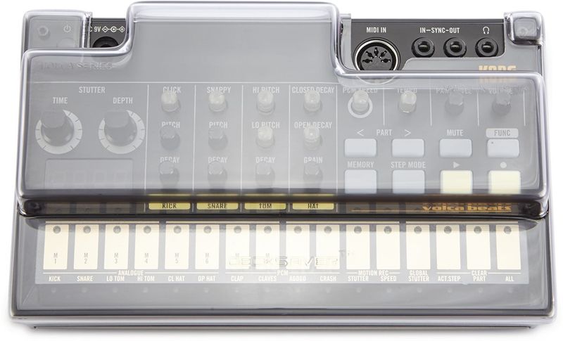 Decksaver Skyddslock till Korg Volca Beats, Bass, FM, Keys & Sample