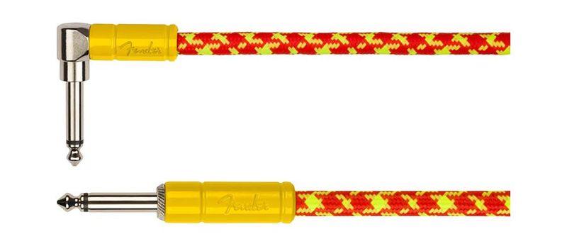 Fender Mononeon 18,6' angled Inst.cable, orange