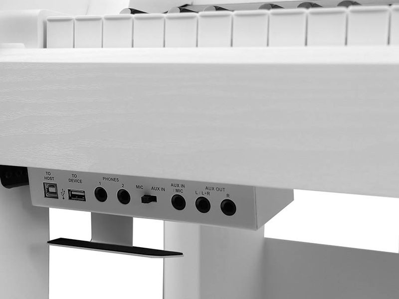 Medeli DP650K Digital Piano - White Satin