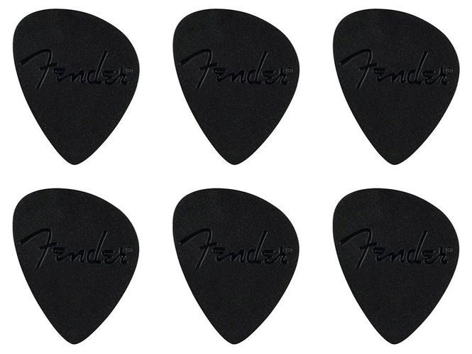 Hovedbilde Fender offset picks, 6 pieces, black