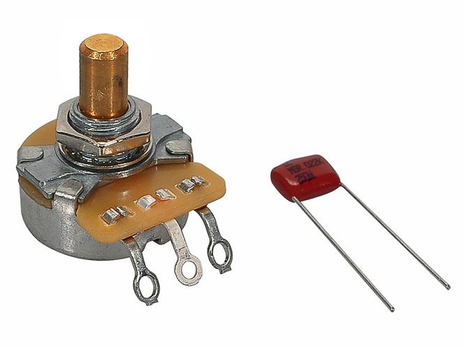 Hovedbilde Fender GRP 250K potentiometer, .375