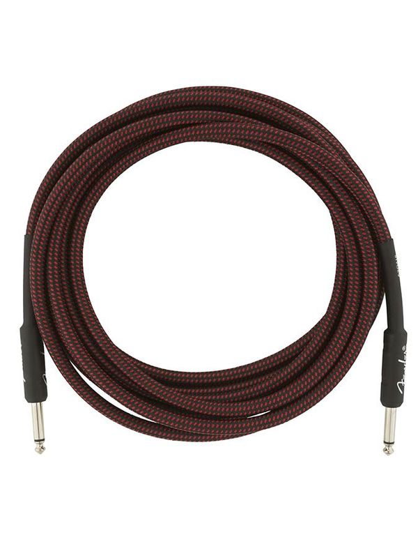 Fender Professional Tweed Inst.cable, 15ft, red tweed