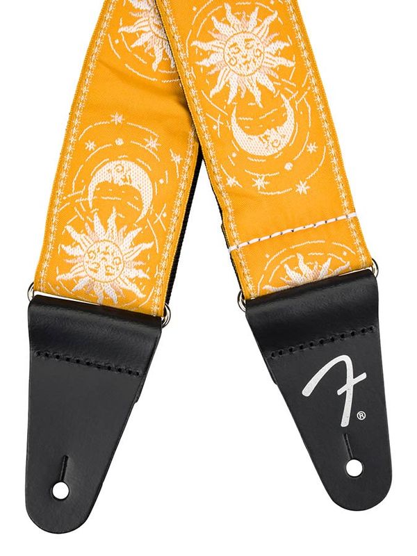 Fender  AM Vintage II woven Git.strap, sun & moon design, butte
