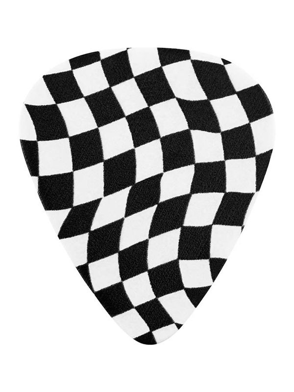 Fender checkerboard picks, 351 shape, celluloid, 8-pack