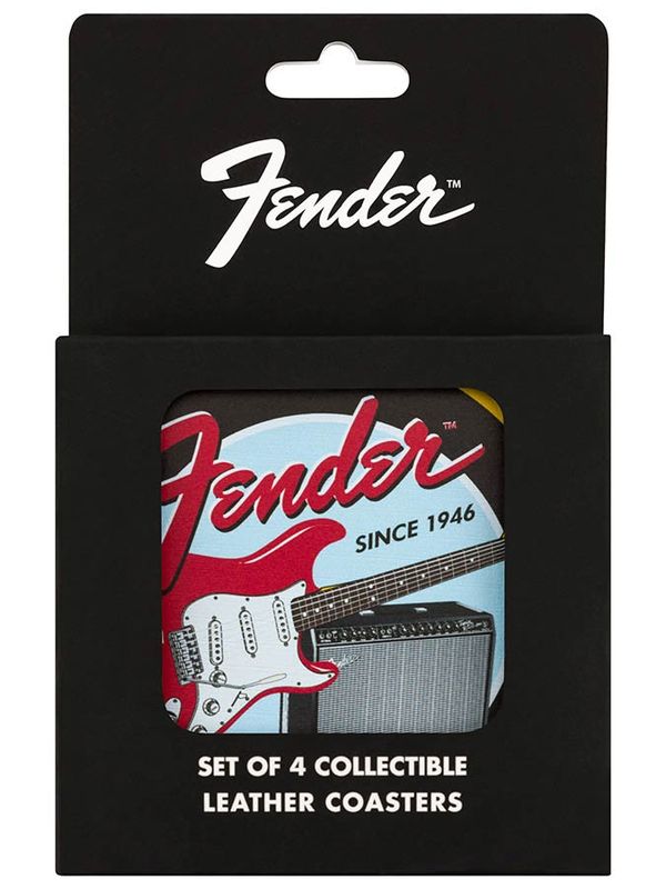 Fender 1946 Guitars & Amps coaster set