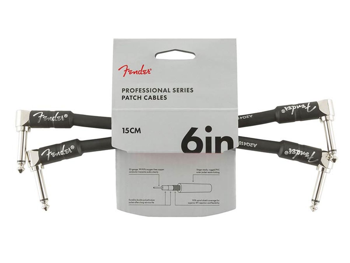 Fender Professional Series patch cable (2 pcs), 6