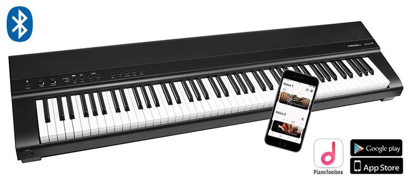 Medeli SP201+ Digital Stage Piano - Black