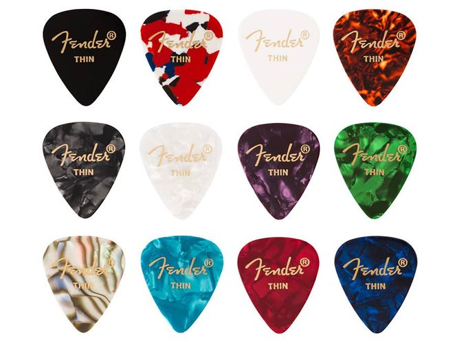 Hovedbilde Fender Celluloid Medley Picks 12 pieces, 351 , ...