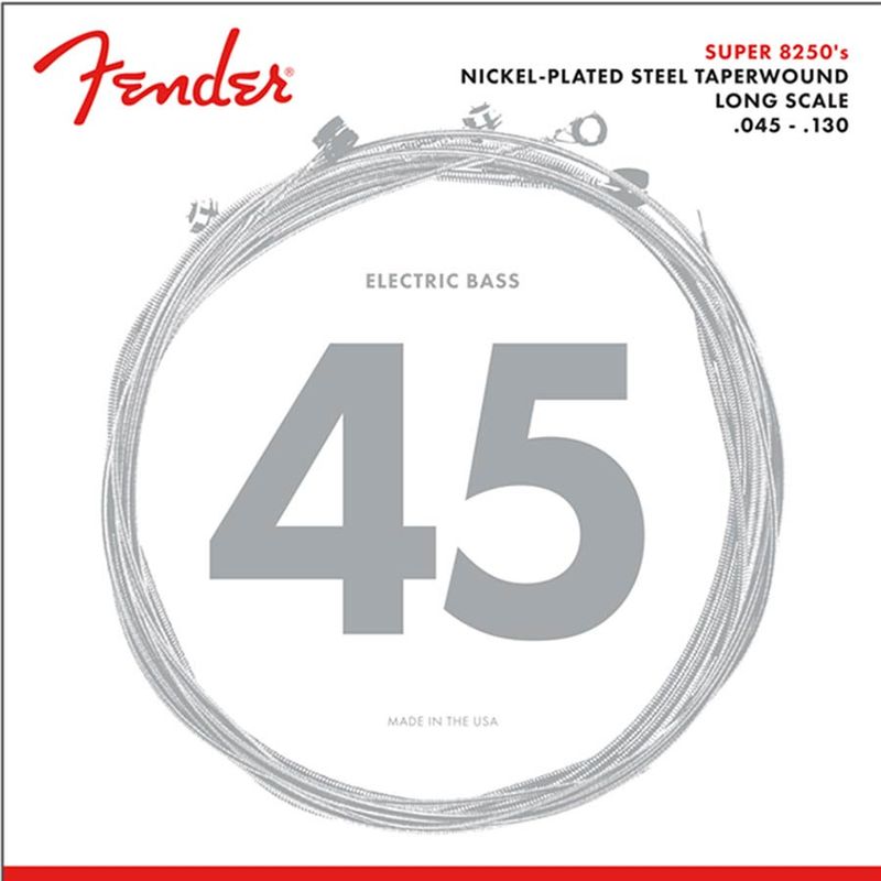 Fender 82505M Super 8250s - 5-str (s through body), 045-065-085-110TW-130T
