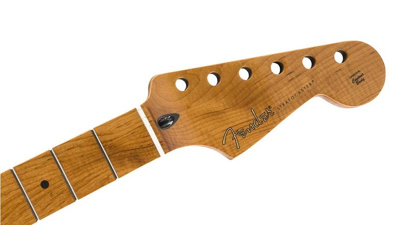 Fender GRP roasted maple Strat neck, 21 narrow tall frets, 9.