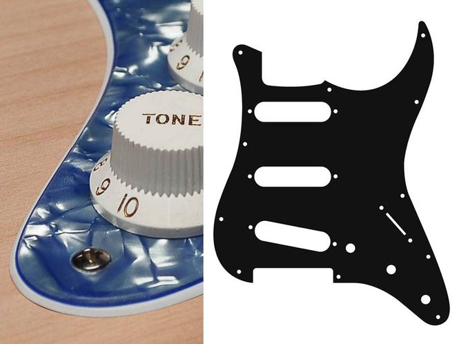 Hovedbilde Boston ST-313 Pickguard Strat - Pearl Violet