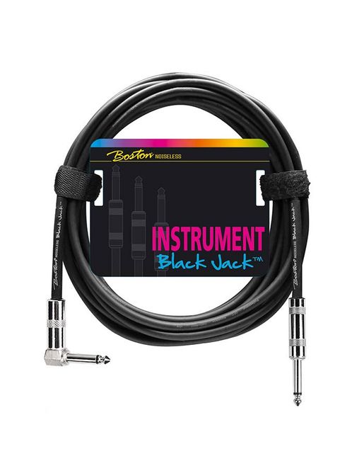 Hovedbilde Boston Black Jack Instrument Cable 1.0 (str/ang)