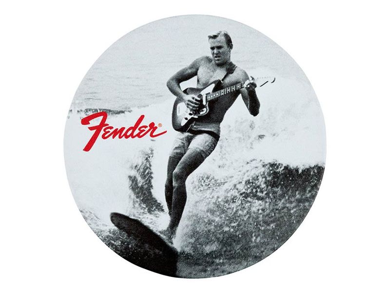 Fender  vintage '60s ads coasters, black & white print on le
