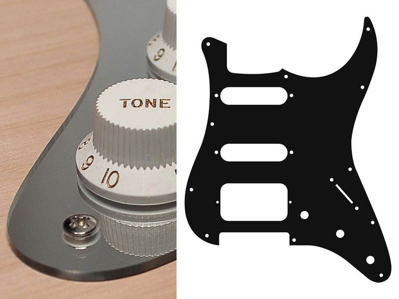 Boston ST-223 Pickguard Strat - Mirror Chrome