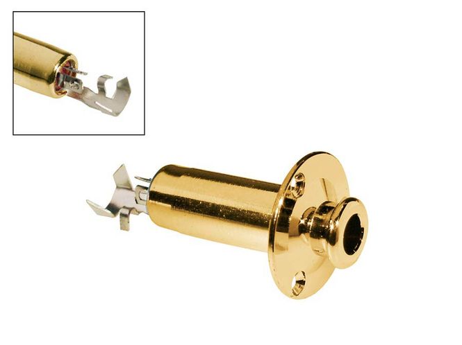 Hovedbilde Boston EPJ-67-G Endpin Jack Gold